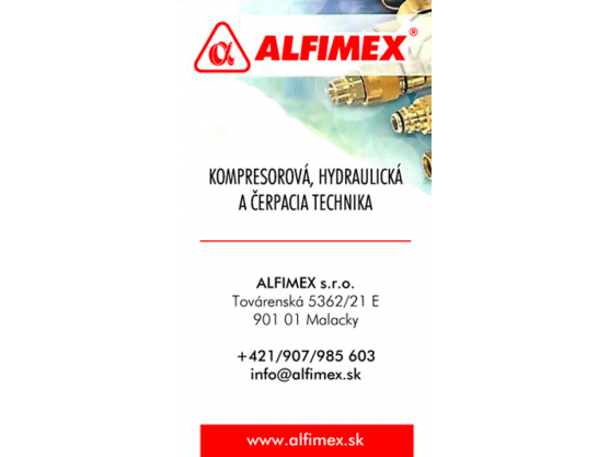 ALFIMEX SK, vizitka